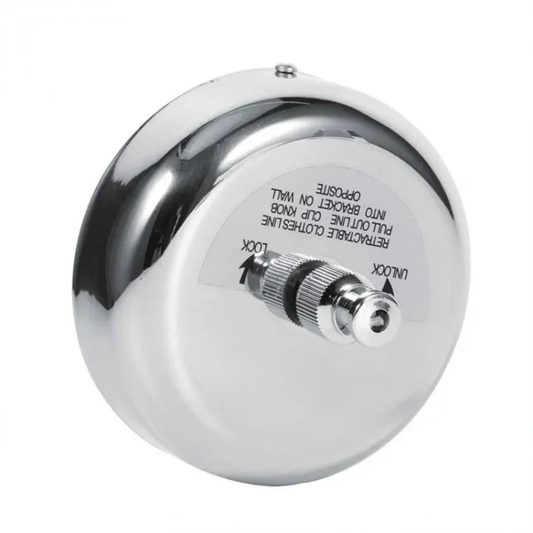 Corde à linge rétractable portable en acier inoxydable pour intérieur et extérieur, cintre à linge, corde pour séchage de vêtements, suspension murale en acier inoxydable