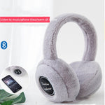 Cache-oreilles Bluetooth d'hiver en peluche coupe-vent pour hommes et femmes