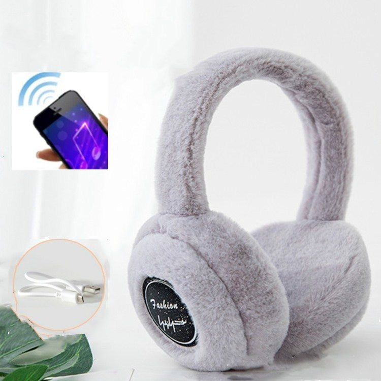 Cache-oreilles Bluetooth d'hiver en peluche coupe-vent pour hommes et femmes