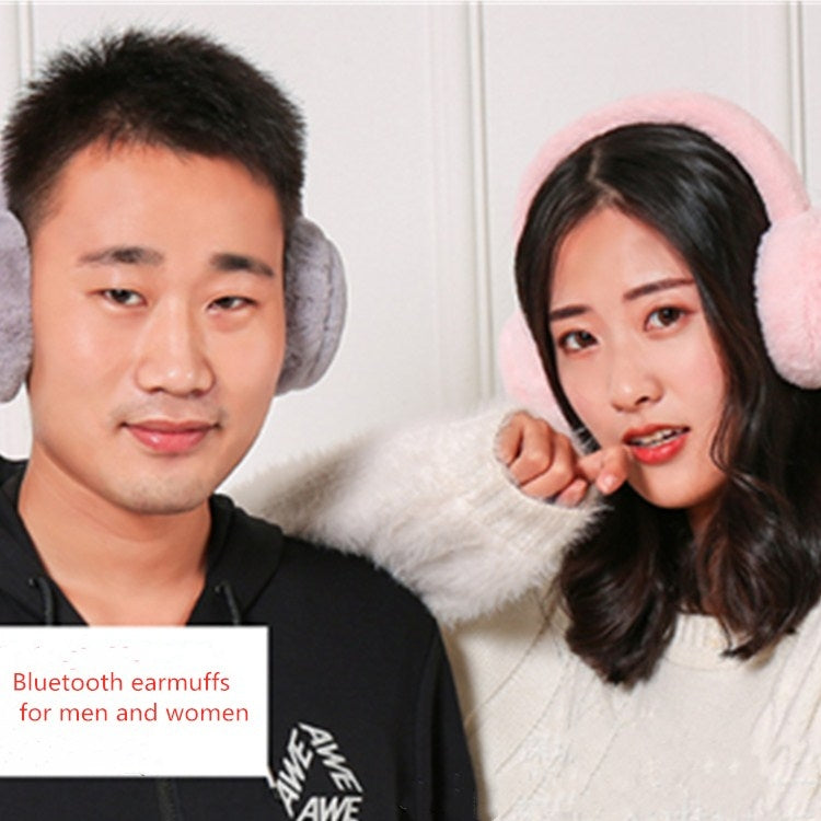 Cache-oreilles Bluetooth d'hiver en peluche coupe-vent pour hommes et femmes