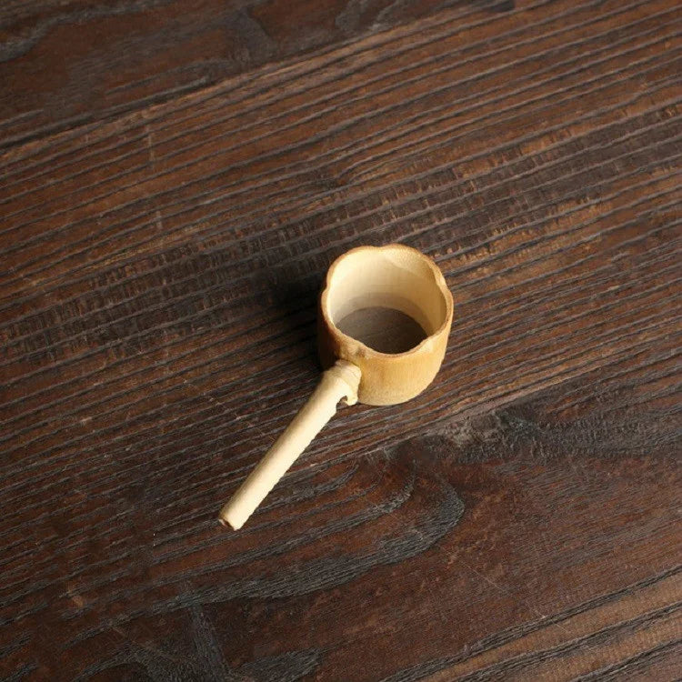 Filtre à thé créatif en bambou tissé réutilisable, passoire à thé racine de bambou, filtre à thé en gaze de bambou, filtre à thé trou bambou, égouttoir à thé en rotin avec poignée, filtre à thé en bambou tissé, panier à thé en bambou