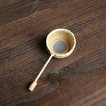 Filtre à thé créatif en bambou tissé réutilisable, passoire à thé racine de bambou, filtre à thé en gaze de bambou, filtre à thé trou bambou, égouttoir à thé en rotin avec poignée, filtre à thé en bambou tissé, panier à thé en bambou