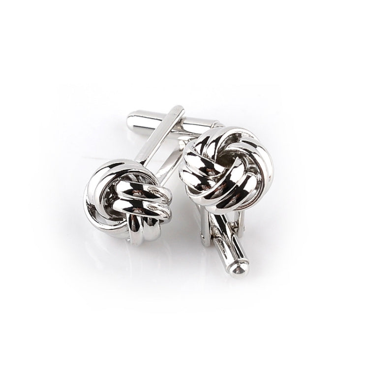Boutons de manchette homme au design de nœud de mode français, boutons de manchette de chemise de costume de soirée, noir, or, argent