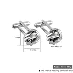 Boutons de manchette homme au design de nœud de mode français, boutons de manchette de chemise de costume de soirée, noir, or, argent
