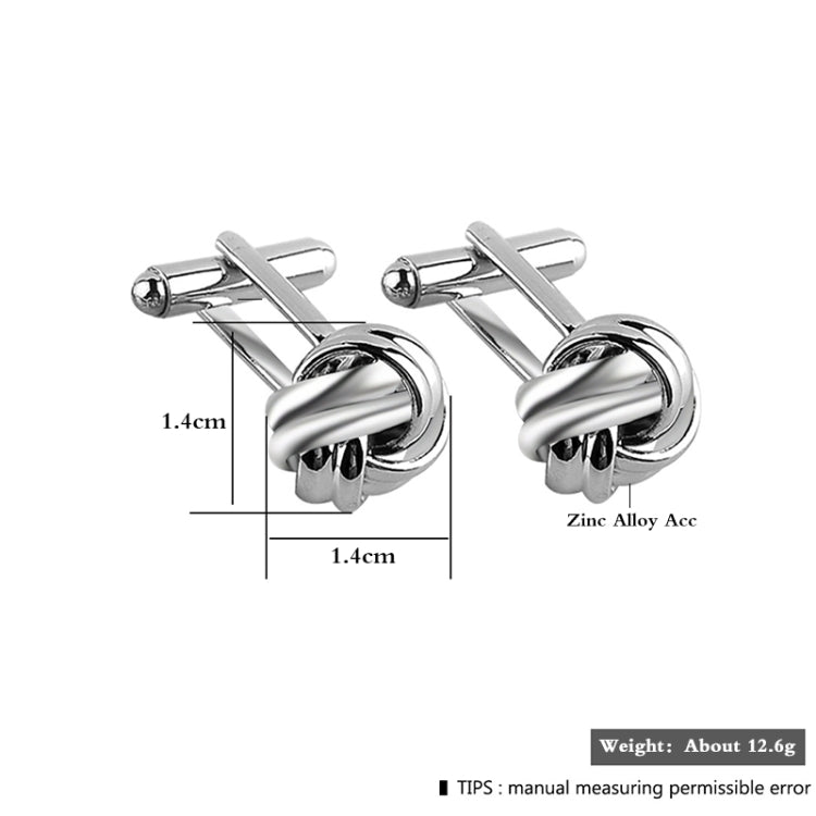 Boutons de manchette homme au design de nœud de mode français, boutons de manchette de chemise de costume de soirée, noir, or, argent