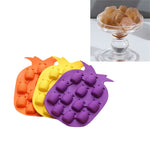 Moule à glaçons créatif en silicone en forme d'ananas, lot de 5, livraison de couleur aléatoire, machine à glaçons ananas