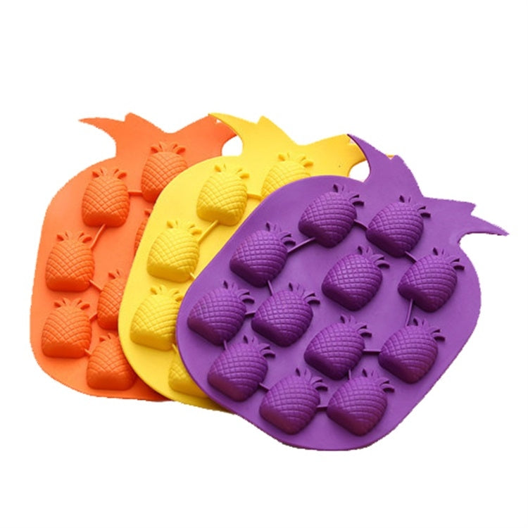 Moule à glaçons créatif en silicone en forme d'ananas, lot de 5, livraison de couleur aléatoire, machine à glaçons ananas