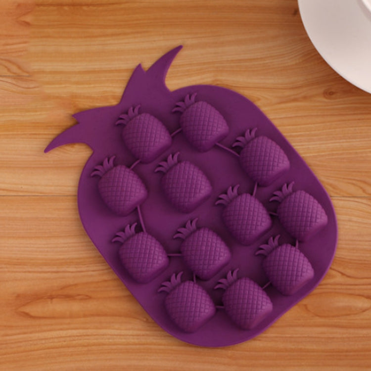 Moule à glaçons créatif en silicone en forme d'ananas, lot de 5, livraison de couleur aléatoire, machine à glaçons ananas