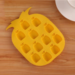 Moule à glaçons créatif en silicone en forme d'ananas, lot de 5, livraison de couleur aléatoire, machine à glaçons ananas