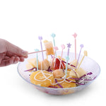 Enseigne fourchette à gâteau de fruits en forme d'animal de dessin animé créatif, livraison en couleur aléatoire