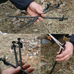 5 PCS clous renforcés longs pour tente de camping extérieur clous en acier, 20cm