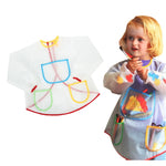 Tablier de dessin transparent, imperméable et anti-salissure pour enfants, tablier transparent