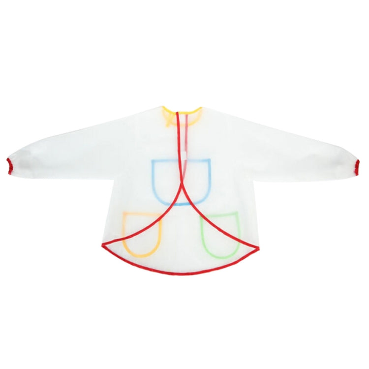 Tablier de dessin transparent, imperméable et anti-salissure pour enfants, tablier transparent