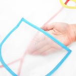 Tablier de dessin transparent, imperméable et anti-salissure pour enfants, tablier transparent