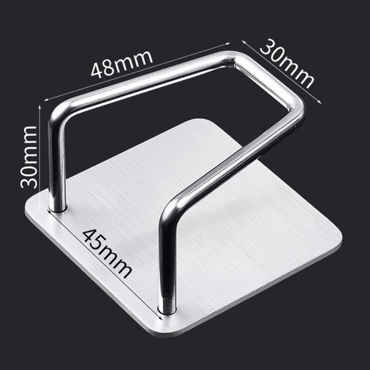 Égouttoir à éponge en acier inoxydable, support de rangement pour cuisine et salle de bain, 5,4x5,4x3cm