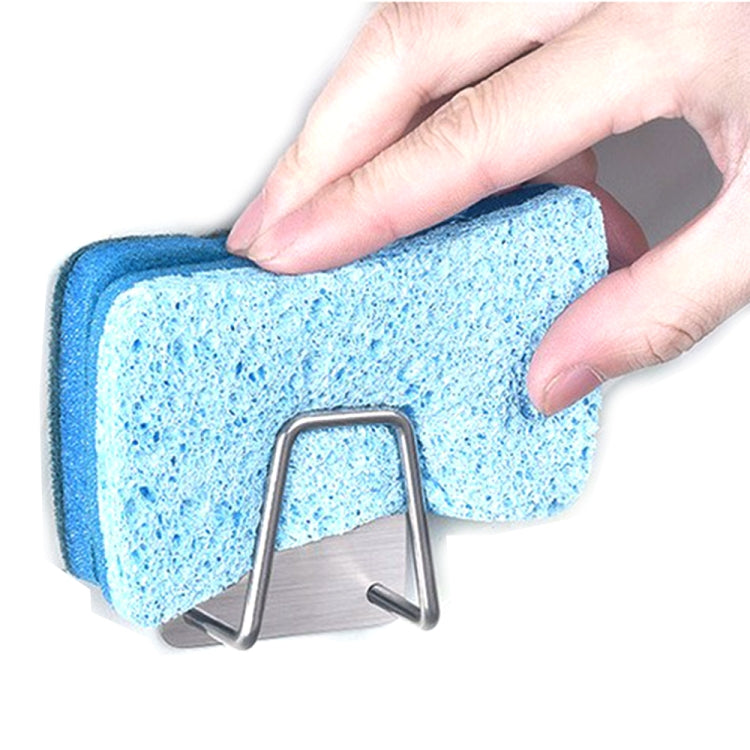 Égouttoir à éponge en acier inoxydable, support de rangement pour cuisine et salle de bain, 5,4x5,4x3cm