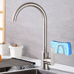 Égouttoir à éponge en acier inoxydable, support de rangement pour cuisine et salle de bain, 5,4x5,4x3cm