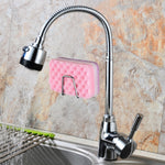 Égouttoir à éponge en acier inoxydable, support de rangement pour cuisine et salle de bain, 5,4x5,4x3cm