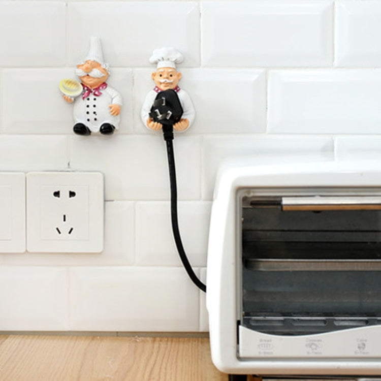 Mignon Mur Auto-Adhésif Bouchon Résine Crochet Rack de Cuisine, Traînée de Pied, Traînée de Main