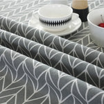 Nappe ronde en polyester coton anti-poussière, nappe imprimée coton et lin, 100cm, 120cm, 150cm