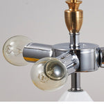 Lampe de table E14 LED en métal champignon Lampe de chevet décorative Prise européenne, S Noir, L Noir, S Blanc, L Blanc, S Doré, L Doré