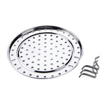 Plateau vapeur multifonctionnel étanche, grille de cuisson à la vapeur en acier inoxydable, cage de cuisson à la vapeur, feuille de cuisson à la vapeur, support de cuisson à la vapeur, 20 cm, 22 cm, 24 cm, 26 cm
