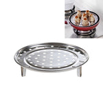 Plateau vapeur multifonctionnel étanche, grille de cuisson à la vapeur en acier inoxydable, cage de cuisson à la vapeur, feuille de cuisson à la vapeur, support de cuisson à la vapeur, 20 cm, 22 cm, 24 cm, 26 cm