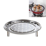 Plateau vapeur multifonctionnel étanche, grille de cuisson à la vapeur en acier inoxydable, cage de cuisson à la vapeur, feuille de cuisson à la vapeur, support de cuisson à la vapeur, 20 cm, 22 cm, 24 cm, 26 cm