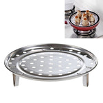Plateau vapeur multifonctionnel étanche, grille de cuisson à la vapeur en acier inoxydable, cage de cuisson à la vapeur, feuille de cuisson à la vapeur, support de cuisson à la vapeur, 20 cm, 22 cm, 24 cm, 26 cm