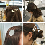 Pinces à cheveux métalliques Outil de coiffure