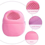 Pet Bag Small Pet Hamster Carrier Pure Color Leash Travel Bag, S