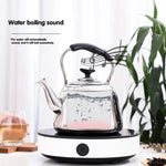 Bouilloire sifflante en acier inoxydable pour cuisinière à induction, son de piano classique, pot chantant sans chaleur magnétique, 1L, 1.5L, 2L, 3L