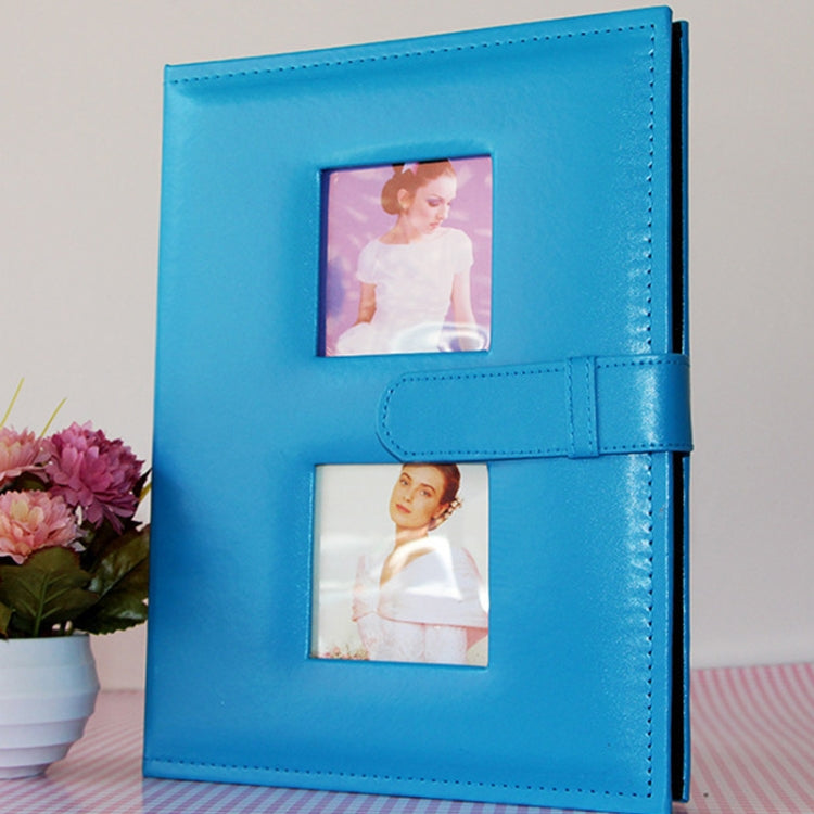 Album photo journalier familial en cuir PU 6 pouces avec pochette créative