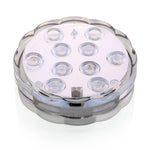 Lampe submersible étanche d'aquarium à bouton de plongée RVB sous l'eau