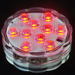 Lampe submersible étanche d'aquarium à bouton de plongée RVB sous l'eau