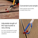Lot de 4 sardines de camping pour tente, en forme d'arête de poisson, pour terrasse, planche, ancrage de tente, clou de corde coupe-vent, crochet de voyage en plein air, ancre en forme d'arête de poisson