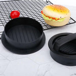 Ustensile de presse à viande pour hamburgers, moule à galettes, 2 pièces, noir