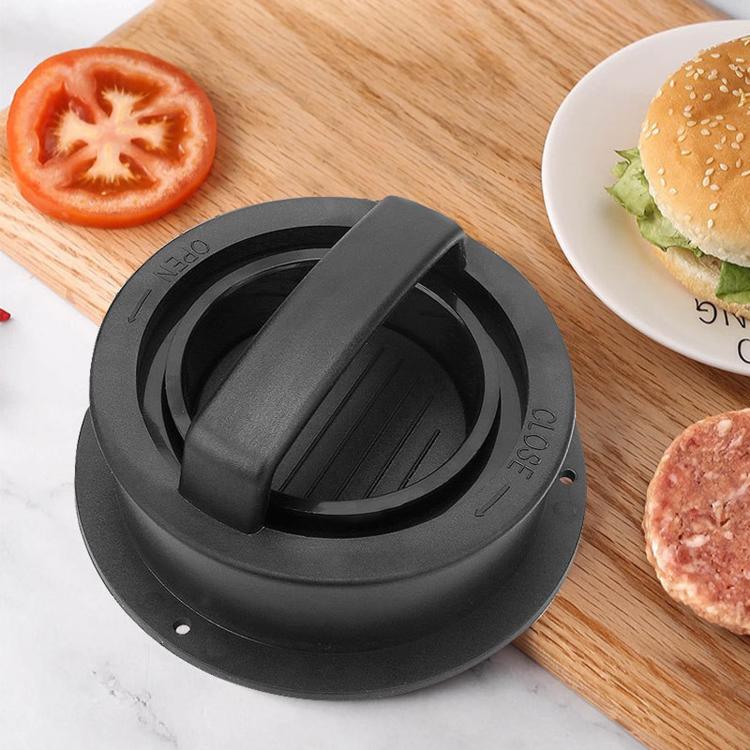 Ustensile de presse à viande pour hamburgers, moule à galettes, 2 pièces, noir