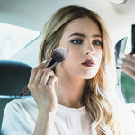 Zoreya Brand Pinceaux de Maquillage Professionnels en Poils Synthétiques Doux Ensemble d'Outils de Maquillage des Yeux Pinceaux Anti-Cruauté Noirs pour Estomper les Plis et le Fond de Teint