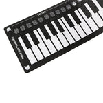 Piano électronique portable à 49 touches avec pavillon, idéal pour les enfants débutants.