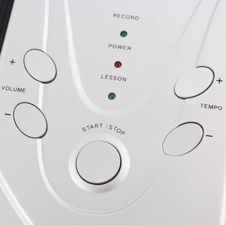 Piano électronique portable à 49 touches avec pavillon, idéal pour les enfants débutants.