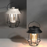 Lumières de camping suspendues extérieures, Éclairage d'ambiance pour tente, Poignée noire, Poignée blanche