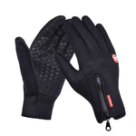 Gants de vélo chauds et doux en cuir pour hommes et femmes, pour sports de plein air, randonnée, hiver, tailles L, M, S, XL
