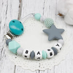DIY Silicone Baby Pacifier Clip Colorful Pacifier Chain