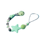 DIY Silicone Baby Pacifier Clip Colorful Pacifier Chain