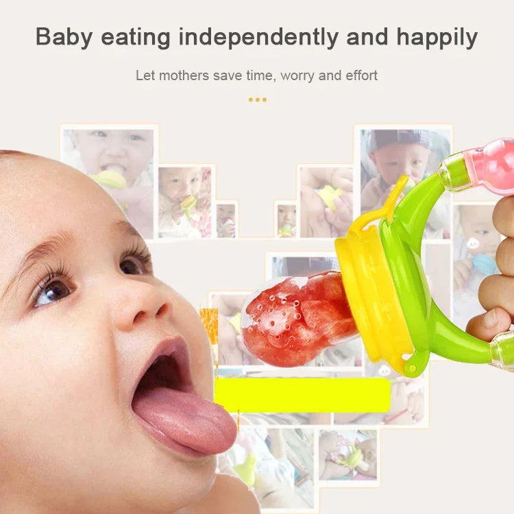 Biberon d'apprentissage à poignée avec anneau de dentition, anneau de dentition, tétine pour bébé, aliments frais, fruits, lait, avec clochette, S