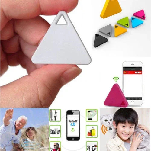 Alarme pour portefeuille, porte-clés, mini-traceur intelligent Bluetooth pour animaux et enfants, idéal pour voiture, moto ou autres.