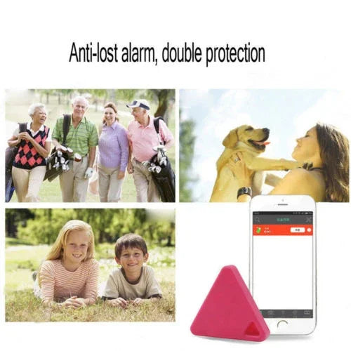 Alarme pour portefeuille, porte-clés, mini-traceur intelligent Bluetooth pour animaux et enfants, idéal pour voiture, moto ou autres.