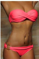 Ensemble bikini sexy d'été pour femmes, maillots de bain push-up, L, S, M