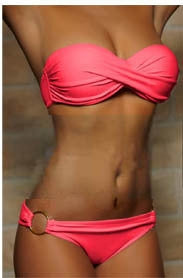 Ensemble bikini sexy d'été pour femmes, maillots de bain push-up, L, S, M